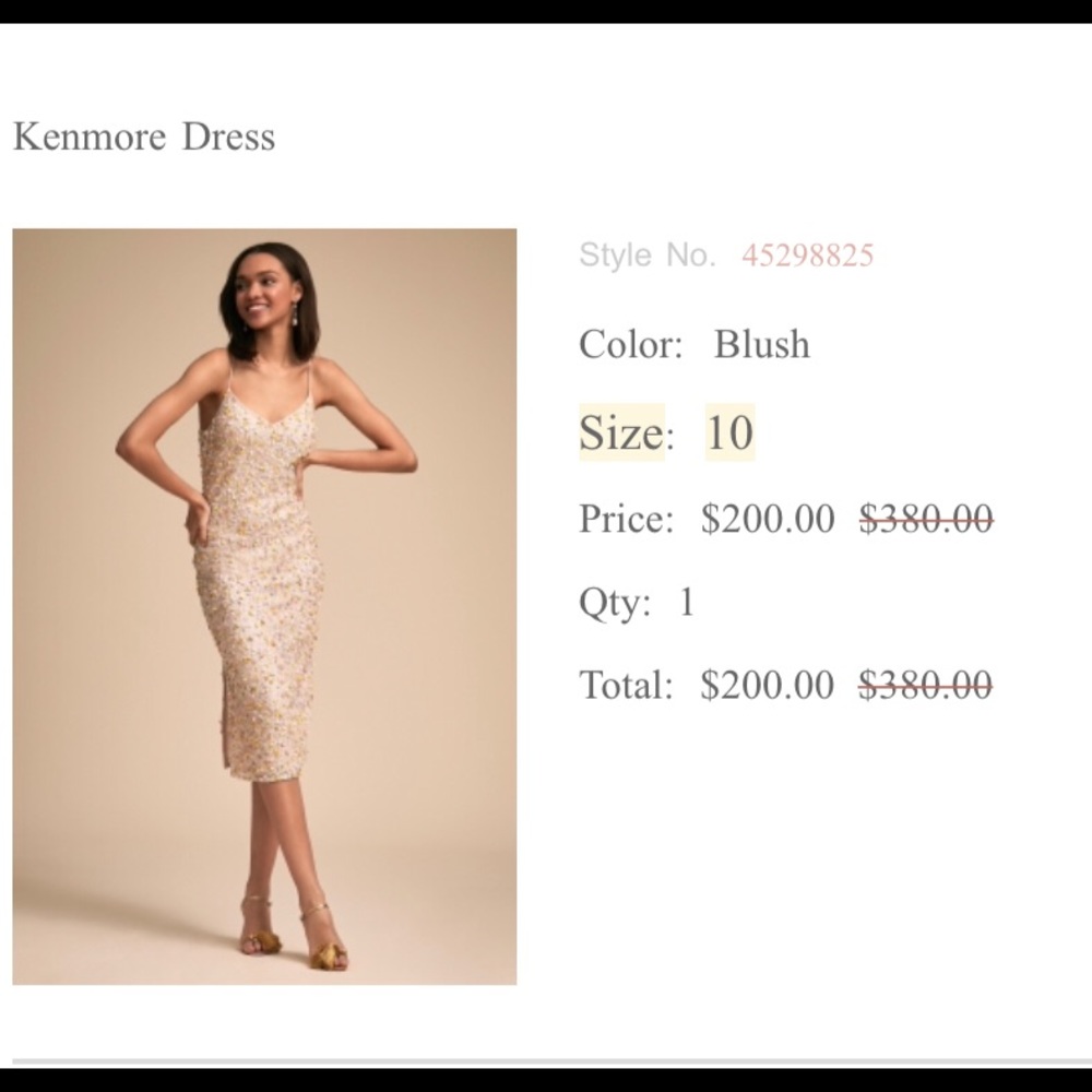 Sequin midi dress